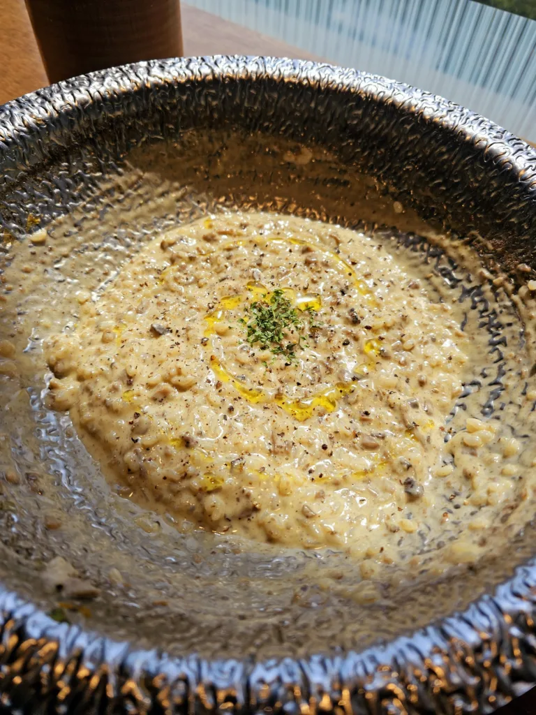 밀키크림리조또